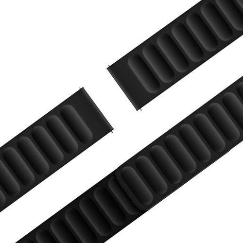 Bandz Huawei Watch GT 5 - 46mm magnetisch geweven bandje (zwart) 