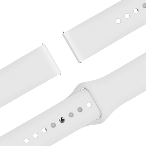 Bandz Samsung Galaxy Watch 3 - 41mm sport band 'Easy fit' (wit)