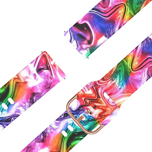 Bandz Garmin Venu 3s Silicone Strap 'Colourful'