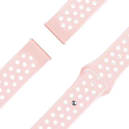 Bandz Garmin Forerunner 645 sport band 'Deluxe' (roze/wit)