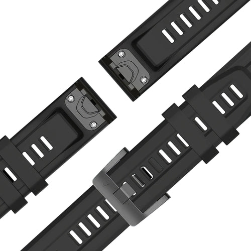 Bandz Garmin Approach S70 - 47mm siliconen band 'Classic' (zwart)