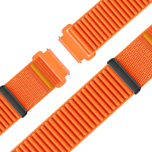 Bandz Garmin Approach J1 nylon band 'Wave' (oranje)