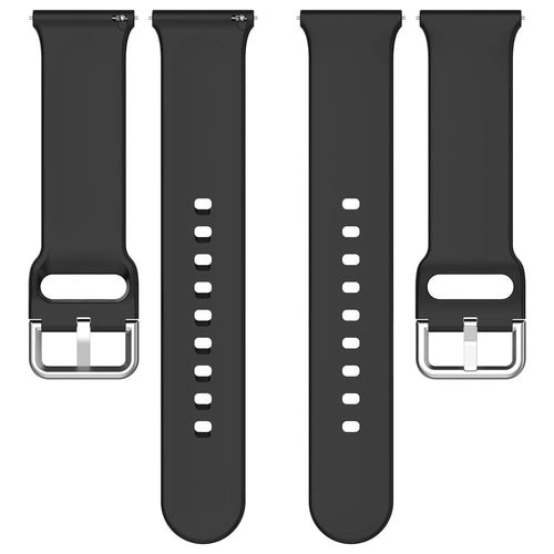 Coros Apex 4 - 46mm siliconen gesp band (zwart)
