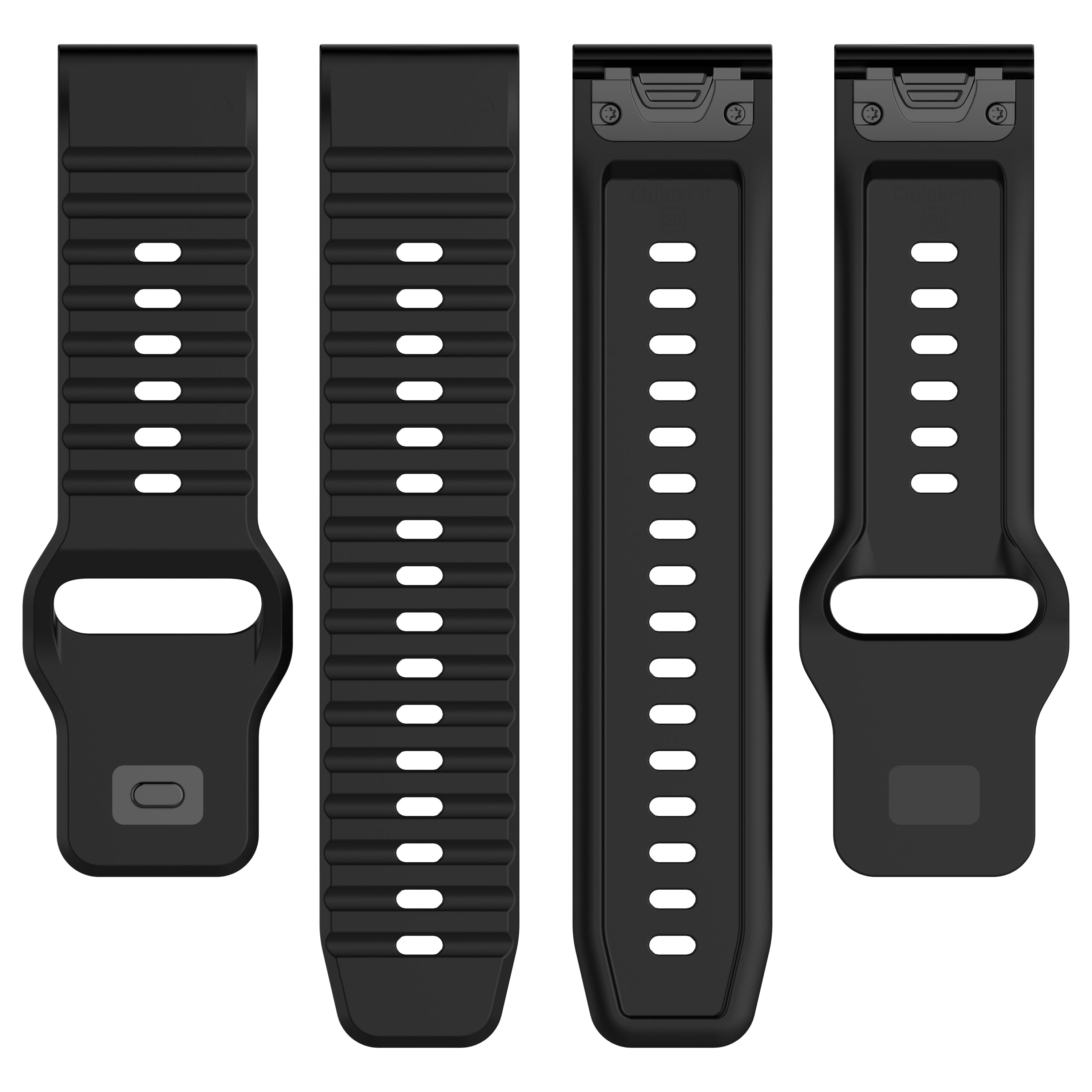 Garmin Tactix 7 outdoor siliconen band (zwart)