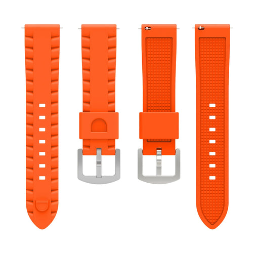 Coros Nomad Wave Silicone Strap (Orange)