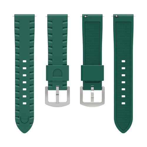Garmin Venu X1 wave siliconen bandje (groen)