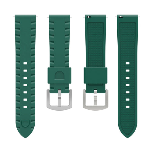 Coros Nomad Wave Silicone Strap (Green)