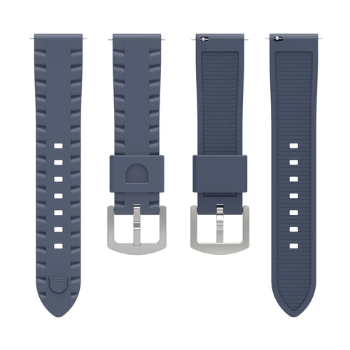 Coros Apex 4 - 46mm wave siliconen bandje (grijs)