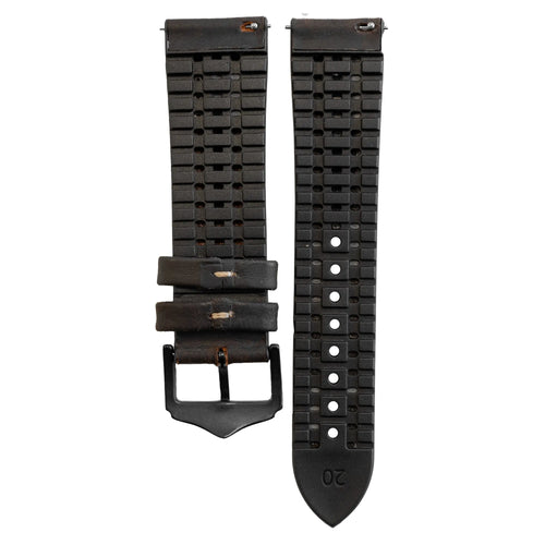 Amazfit Bip 3 (Pro) Leather / Silicone Strap (Brown)