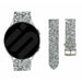 Withings ScanWatch Nova leren glitter bandje (zilver)