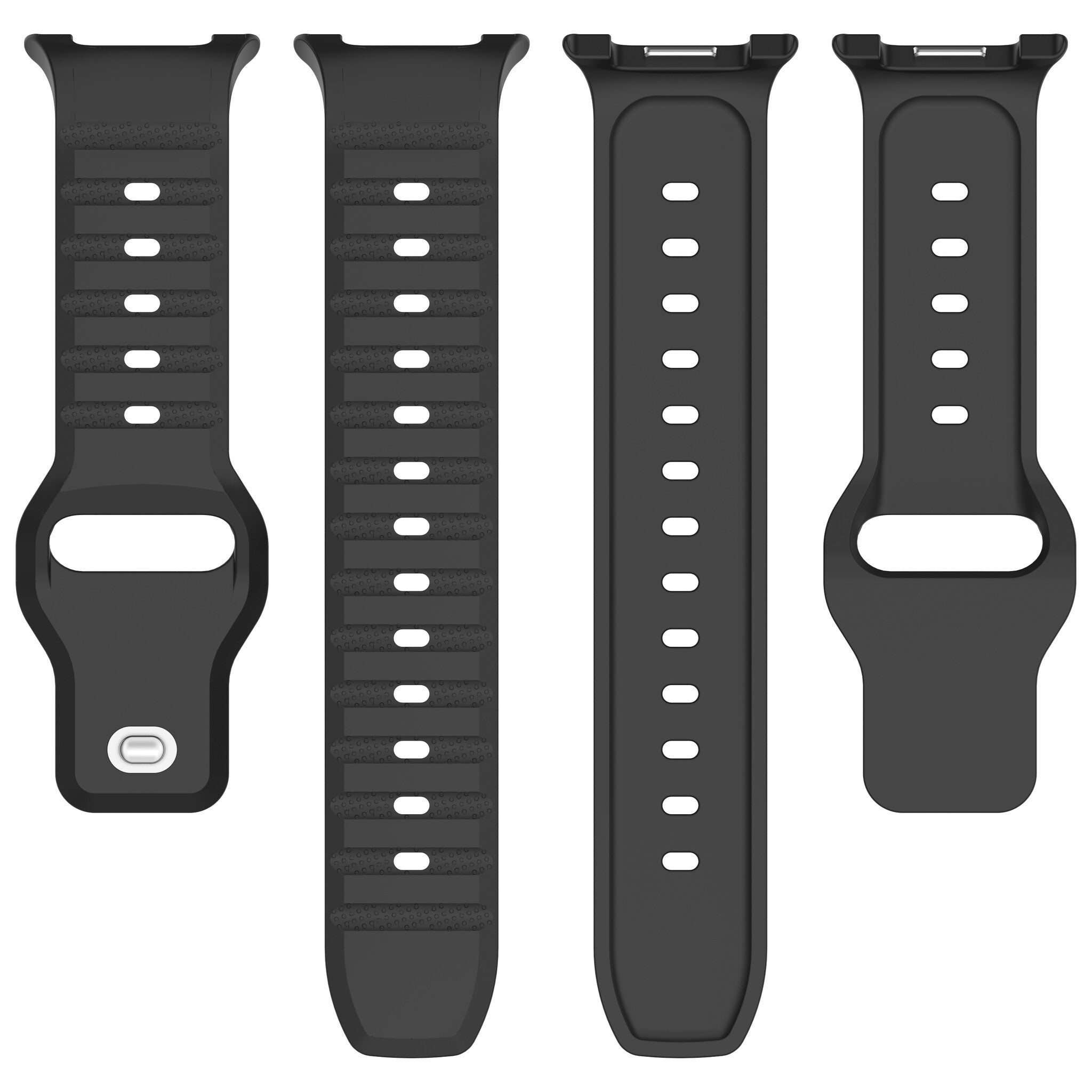 Samsung Galaxy Watch 9 - 44mm outdoor siliconen bandje (zwart)