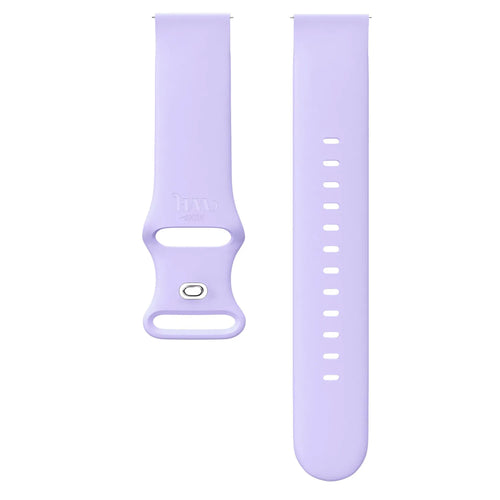 Silicone Strap, laid flat, separate parts, top and underside view