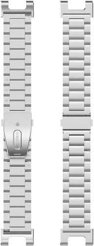 Steel Strap, laid flat, separate parts, top and underside view
