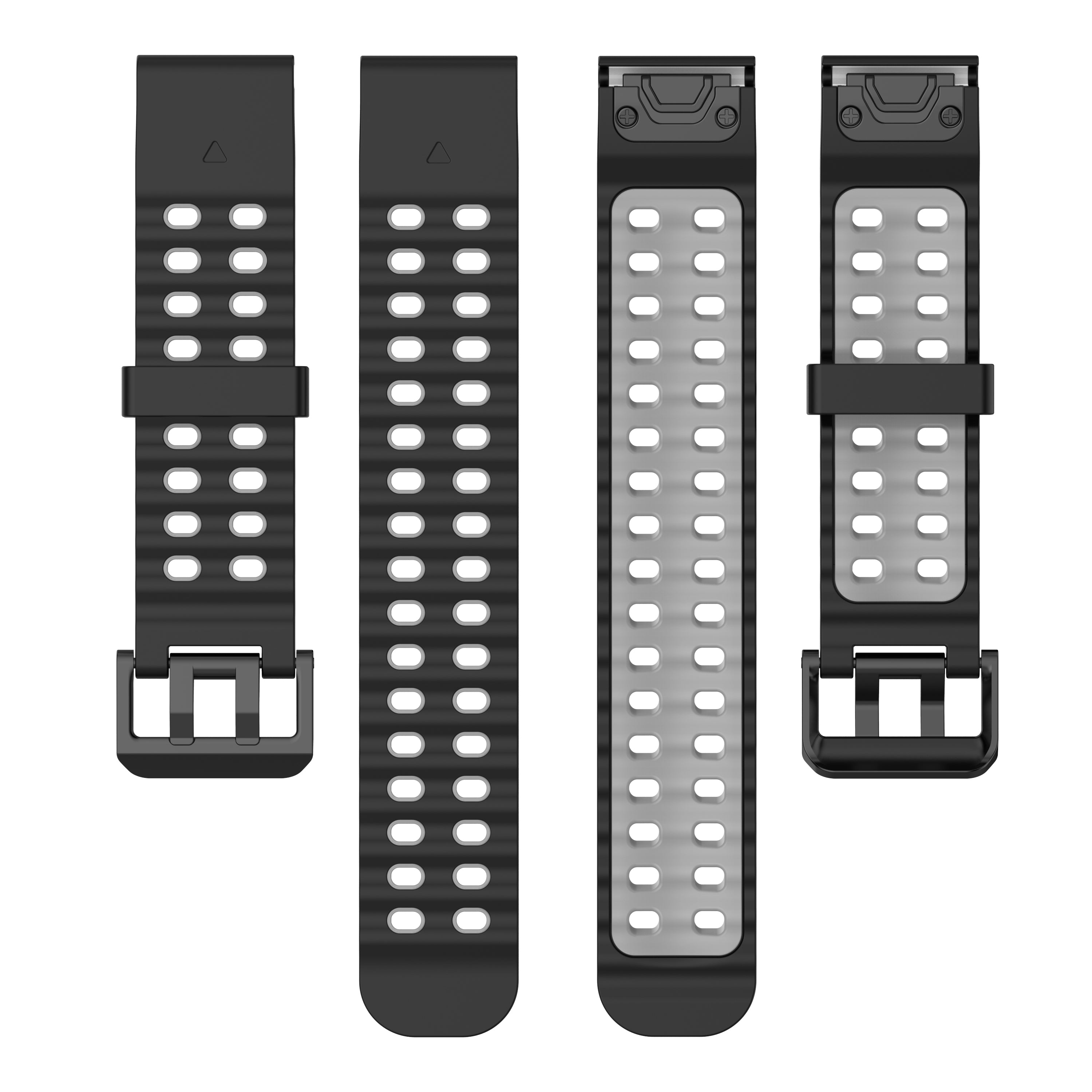 Garmin Tactix 7 Pro wave sport band (zwart/grijs)