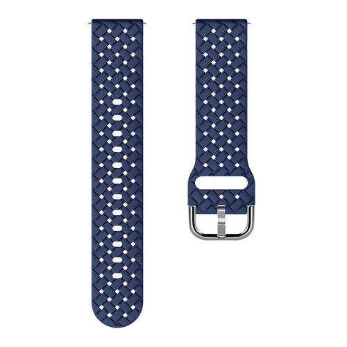 Polar Ignite 2 Woven Silicone Strap (Dark Blue)