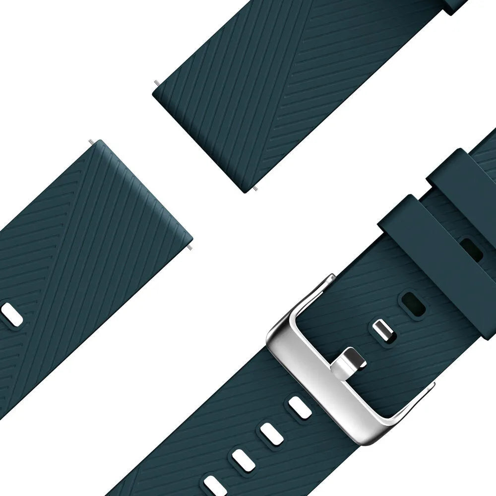 Bandz Coros Pace 2 siliconen band 'Deluxe' (donkergroen)