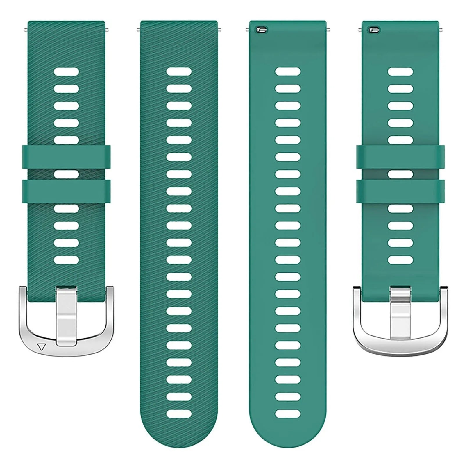 Coros Apex 4 - 42mm siliconen bandje (dennengroen)
