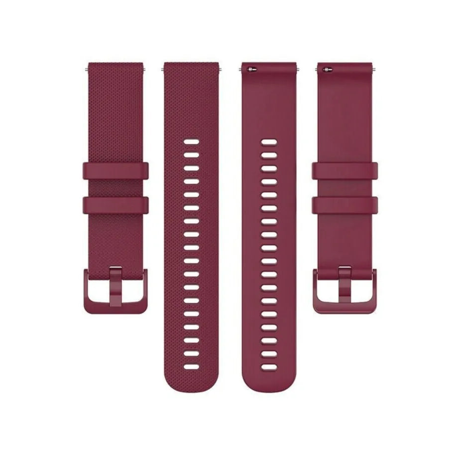 Amazfit GTR 2 luxe siliconen bandje (donkerrood)