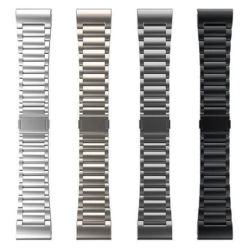 Magnetic Titanium Strap, laid flat, separate parts, top and underside view