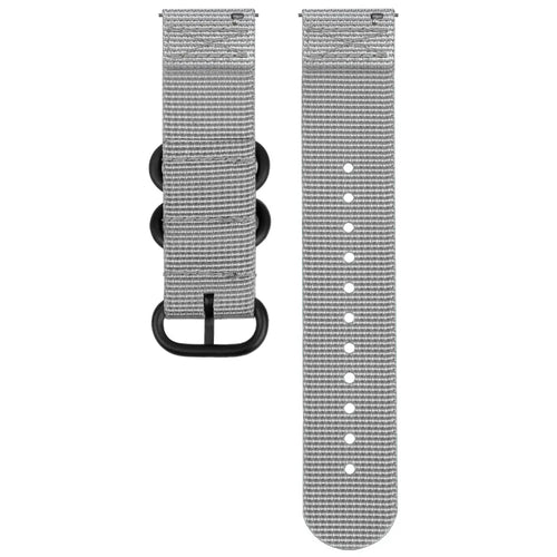 Withings ScanWatch Nova nylon gesp band (grijs)