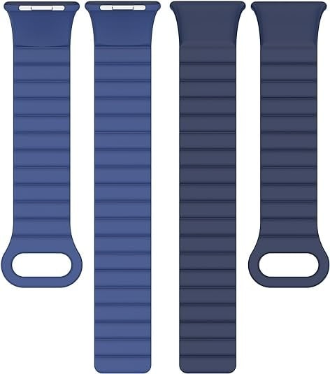 Redmi Watch 4 magnetisch siliconen bandje (duo blauw)