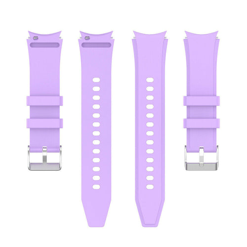 Silicone Strap 'Perfect Fit', laid flat, separate parts, top and underside view