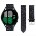 Samsung Galaxy Watch 5 40mm Glitter Leather Strap (Black)