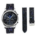 Samsung Gear S3 Glitter Leather Strap (Black)