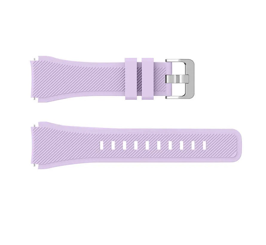 Oppo Watch X twill siliconen bandje (lila)