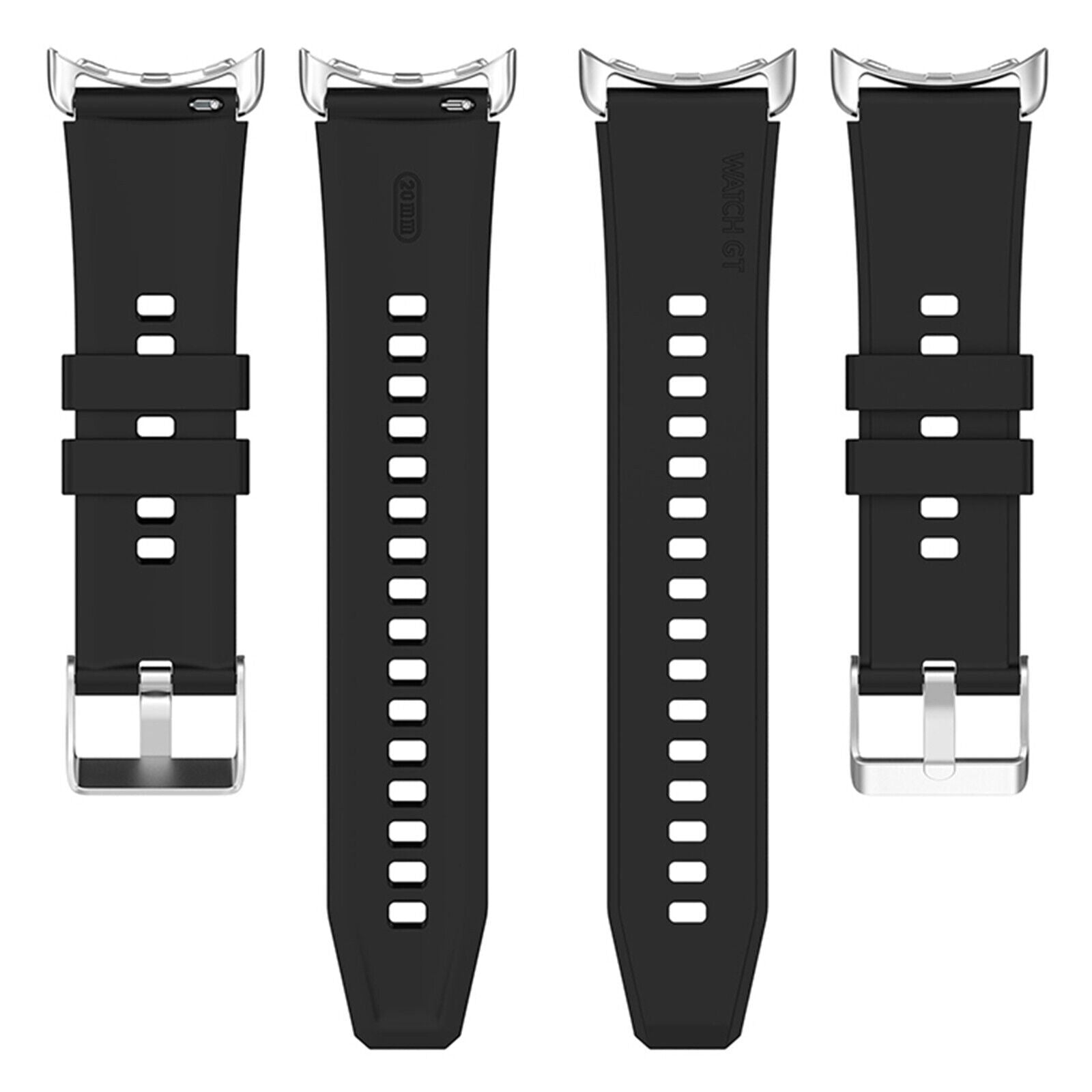 Google Pixel Watch 4 - 41mm siliconen bandje (zwart)