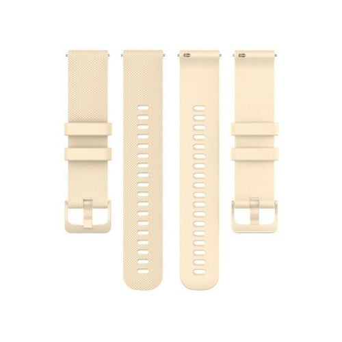 Huawei Watch 3 (Pro) luxe siliconen bandje (beige)