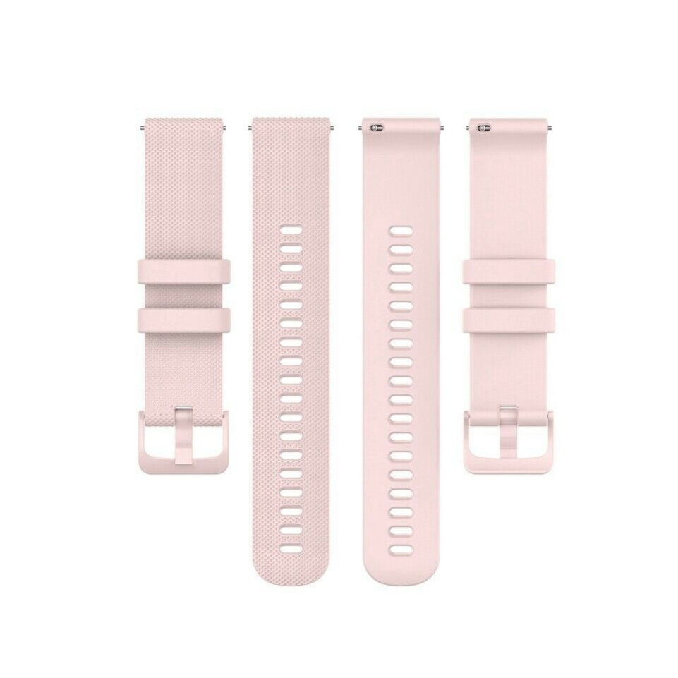 Luxe siliconen horlogeband 20mm - universeel - roze