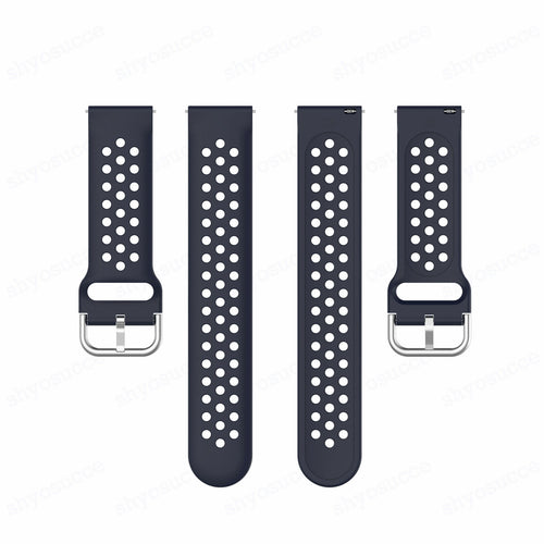 Amazfit Bip 5 siliconen air bandje (donkerblauw)