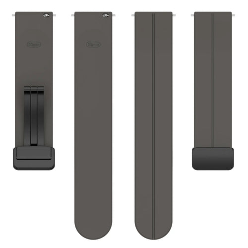 Amazfit GTS 4 D-Buckle Silicone Strap (Dark Grey)