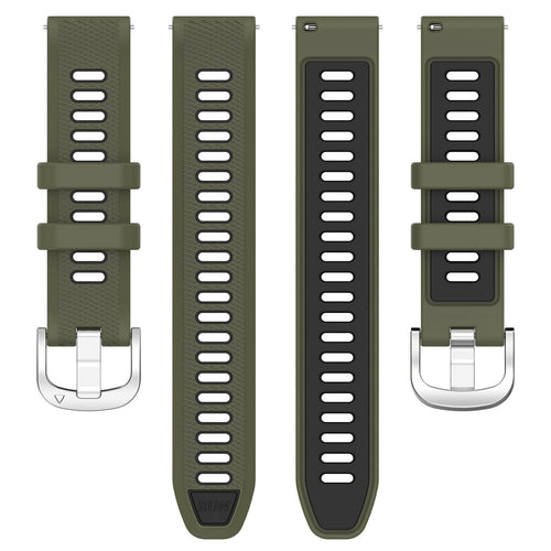 Garmin Vivomove Trend sport gesp bandje (olijfgroen/zwart)