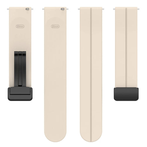 Coros Apex 42mm D-Buckle Silicone Strap (Starlight)
