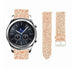 Samsung Gear S3 leren glitter bandje (rosé goud)