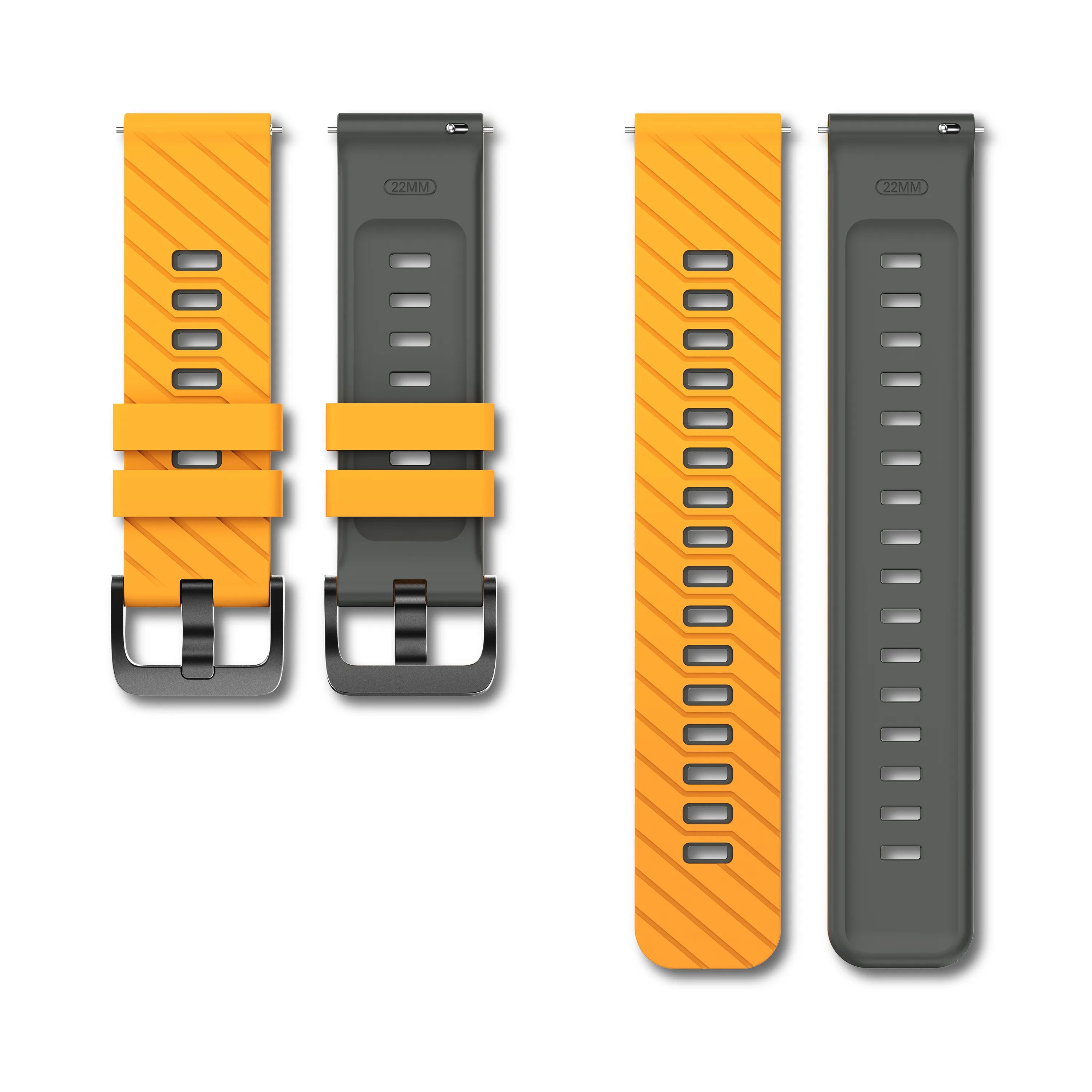 Huawei Watch GT 2 Pro Twill Sport Strap (Dark Yellow/Grey)