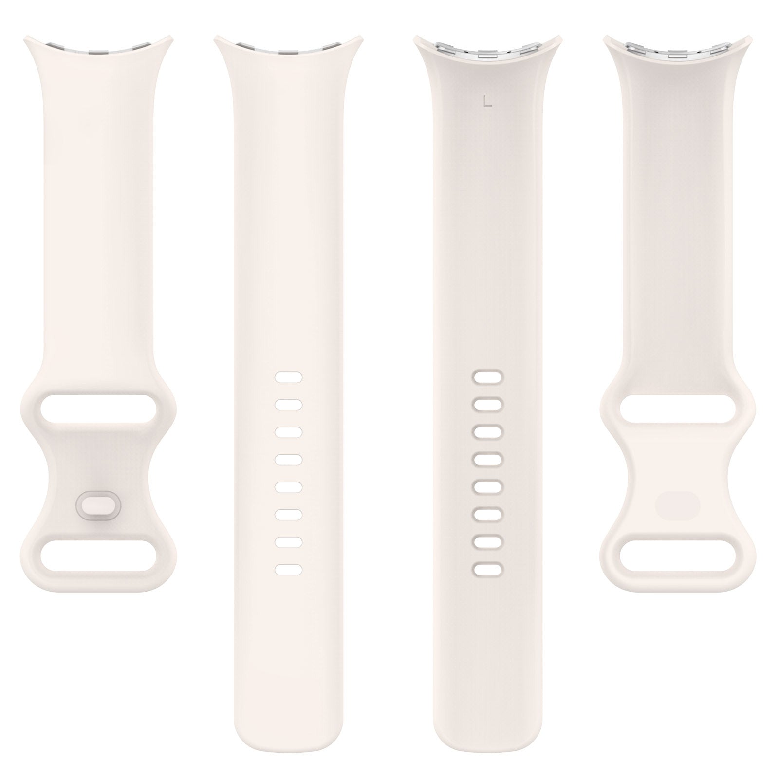 Google Pixel Watch 3 - 41mm Classic Silicone Strap (Off White)