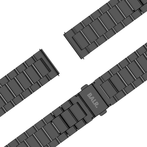 BALR OnePlus Watch stalen band (zwart)