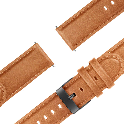 Bandz Amazfit Cheetah 2 Pro lederen band 'Classic' (bruin)