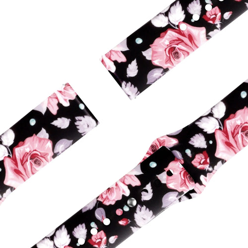 Bandz ICE Smart 3.0 Rectangular 1.78 Silicone Strap 'Flowers'