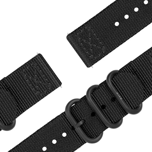 BALR Huawei Watch GT 2 Pro nylon band met gesp (zwart)
