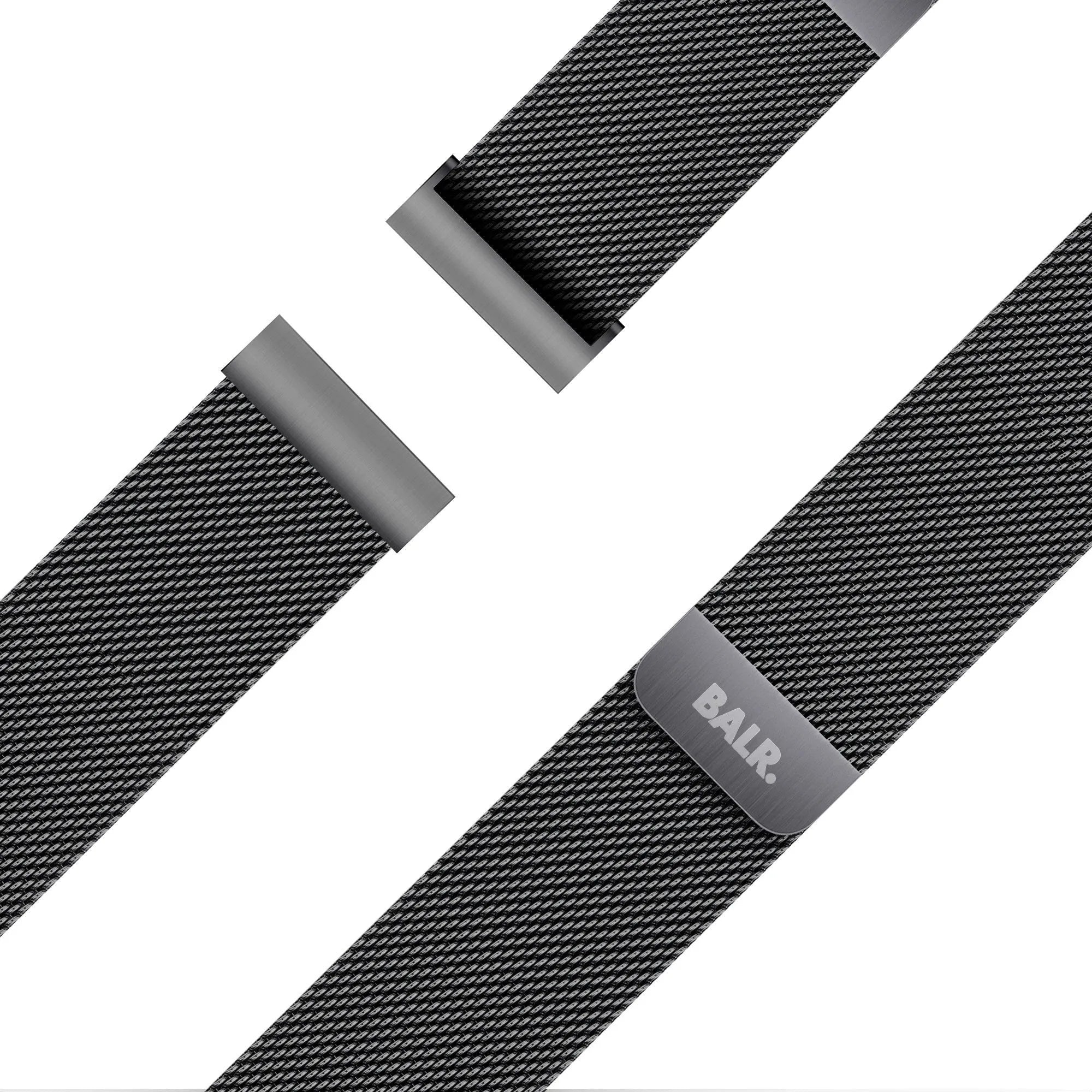 BALR Polar Grit X Pro Milanese band (zwart)