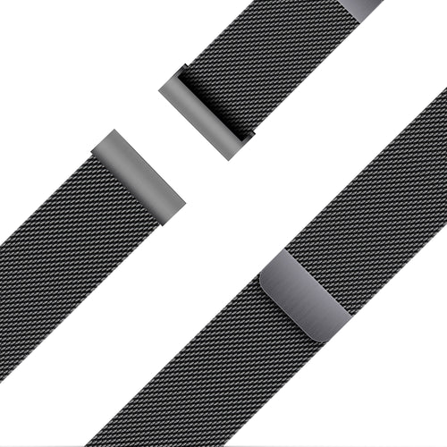 Bandz Garmin Venu 2s Milanese loop band (zwart)
