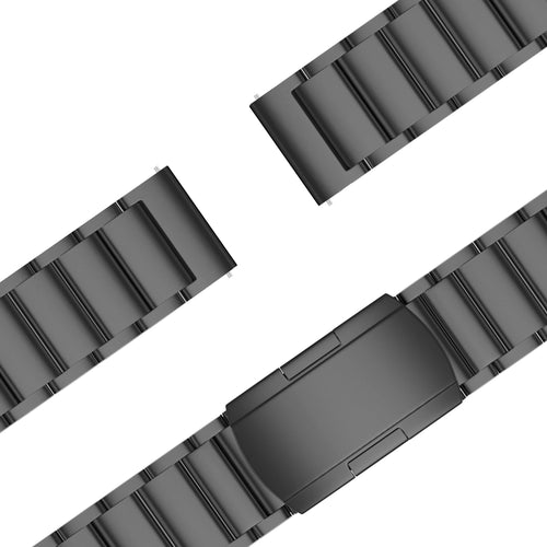Bandz Garmin Approach S12 titanium schakel band (zwart)