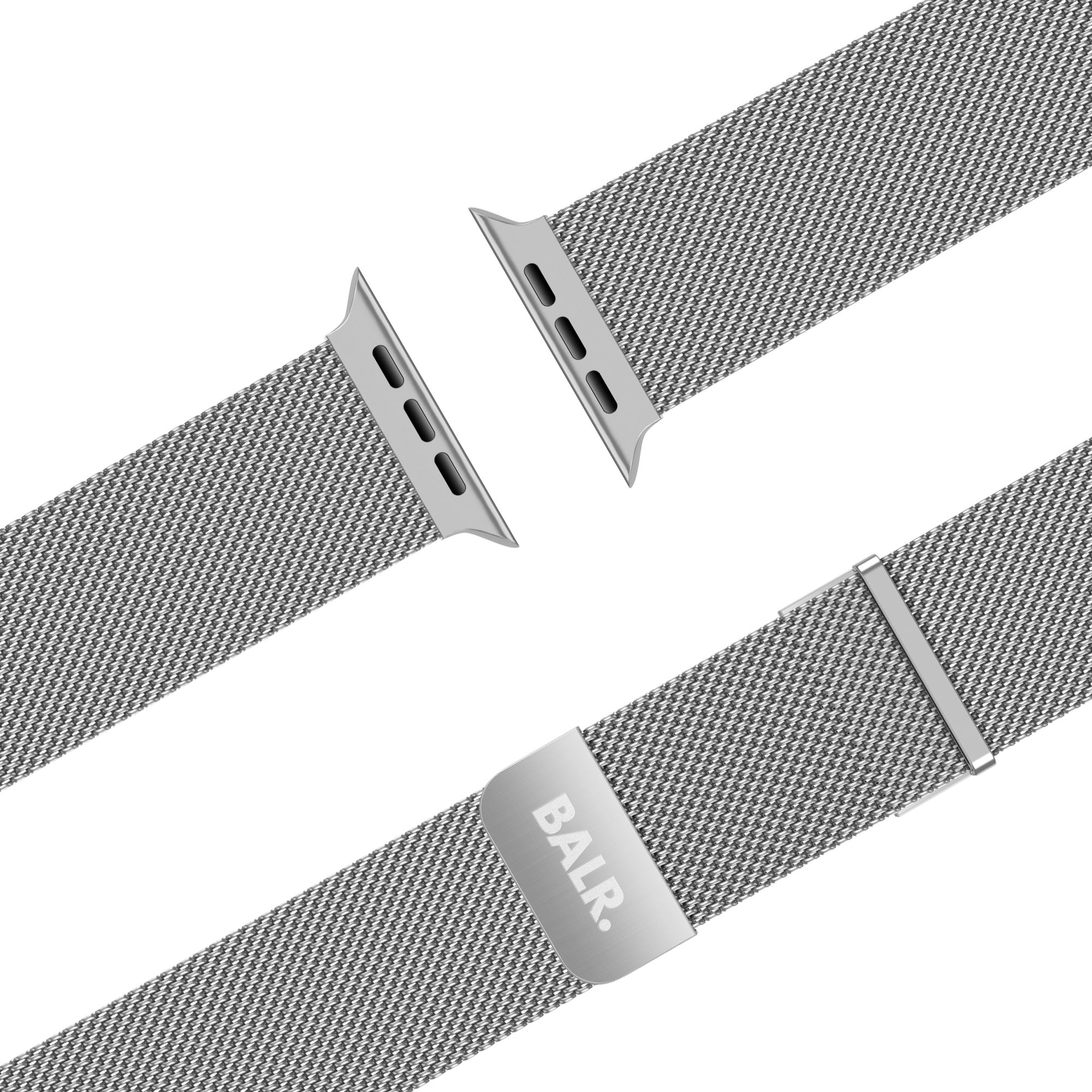 BALR Apple Watch Ultra Milanese Strap (Silver)