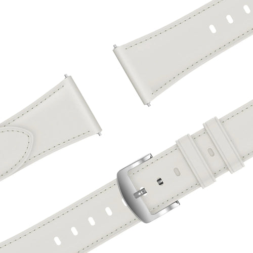 Bandz ICE Smart ST 2.0 Round 1.20 Leather Strap 'Easy fit' (White)