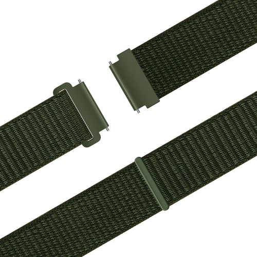 Bandz Samsung Galaxy Watch Active nylon band 'Easy fit' (groen)