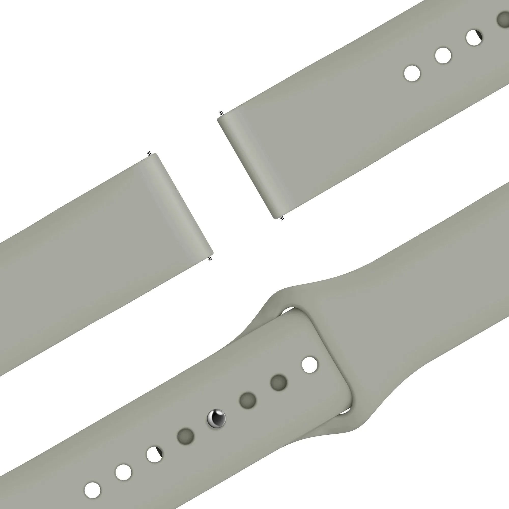 Bandz ICE Smart ST 2.0 Round 1.20 Sport Strap 'Easy fit' (Light Grey)